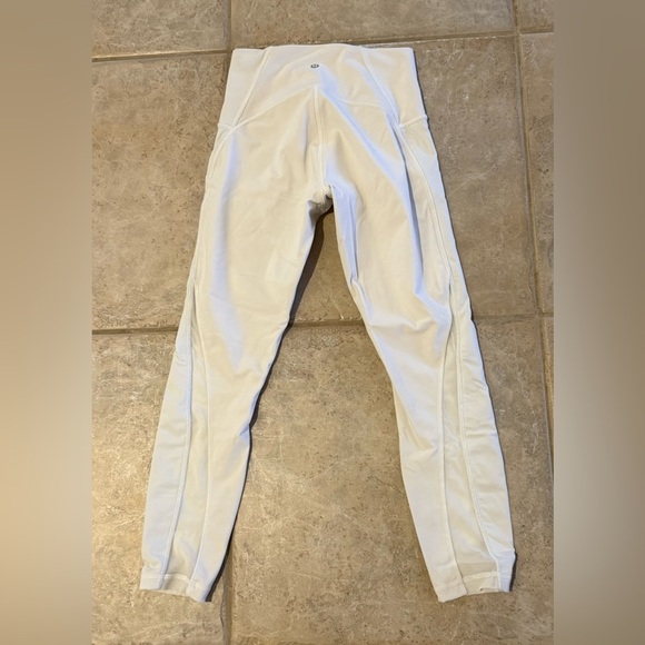 Lululemon Train Times Pant Legging 25” White Size 6 | Retired 2018 Rare Edition - Picture 6 of 8